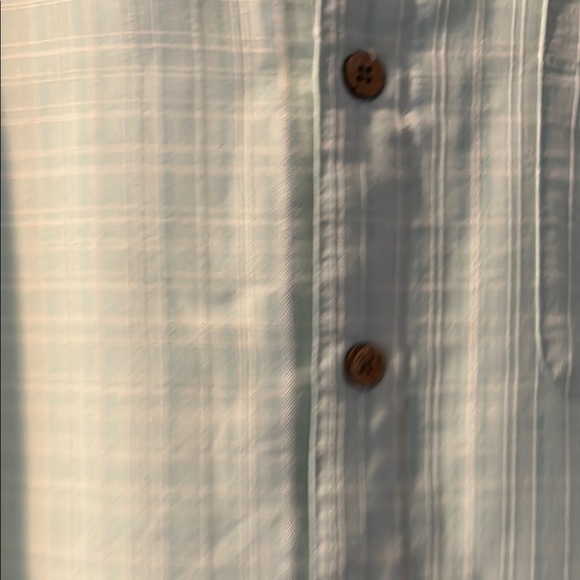 Light Blue Short Sleeve Men's Shirt - Picture 4 of 5